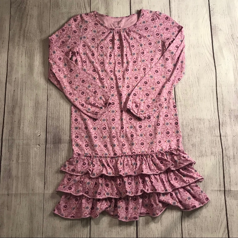 Lands’ End Lilac Floral Dress Size 12